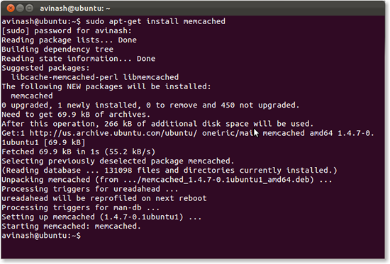 Install Memcached